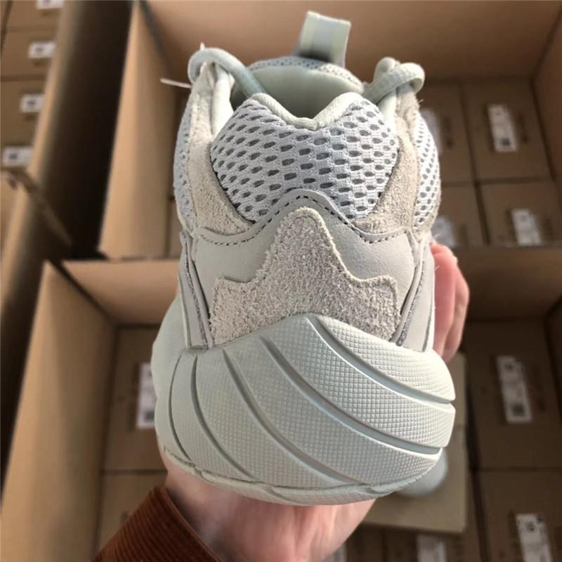 God Yeezy 500 Salt EE7287 retail sample version ready